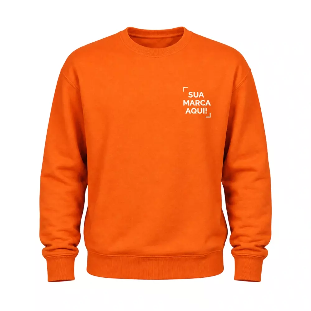Blusa de Moletom sem Capuz Personalizada 