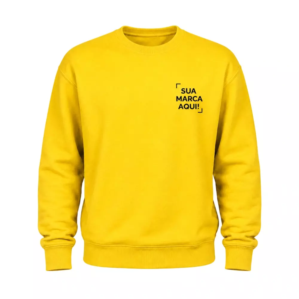 Blusa de Moletom sem Capuz Personalizada 