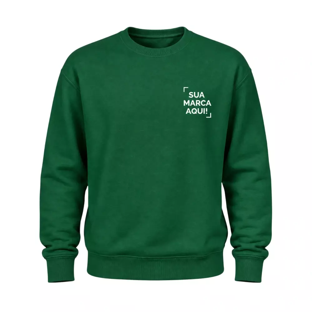 Blusa de Moletom sem Capuz Personalizada 