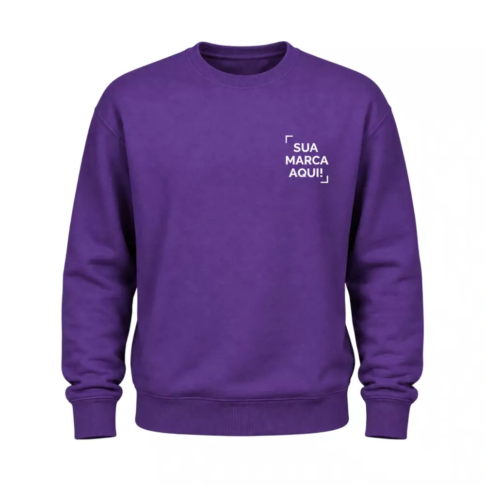 Blusa de Moletom sem Capuz Personalizada 