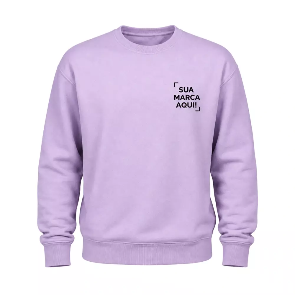 Blusa de Moletom sem Capuz Personalizada 
