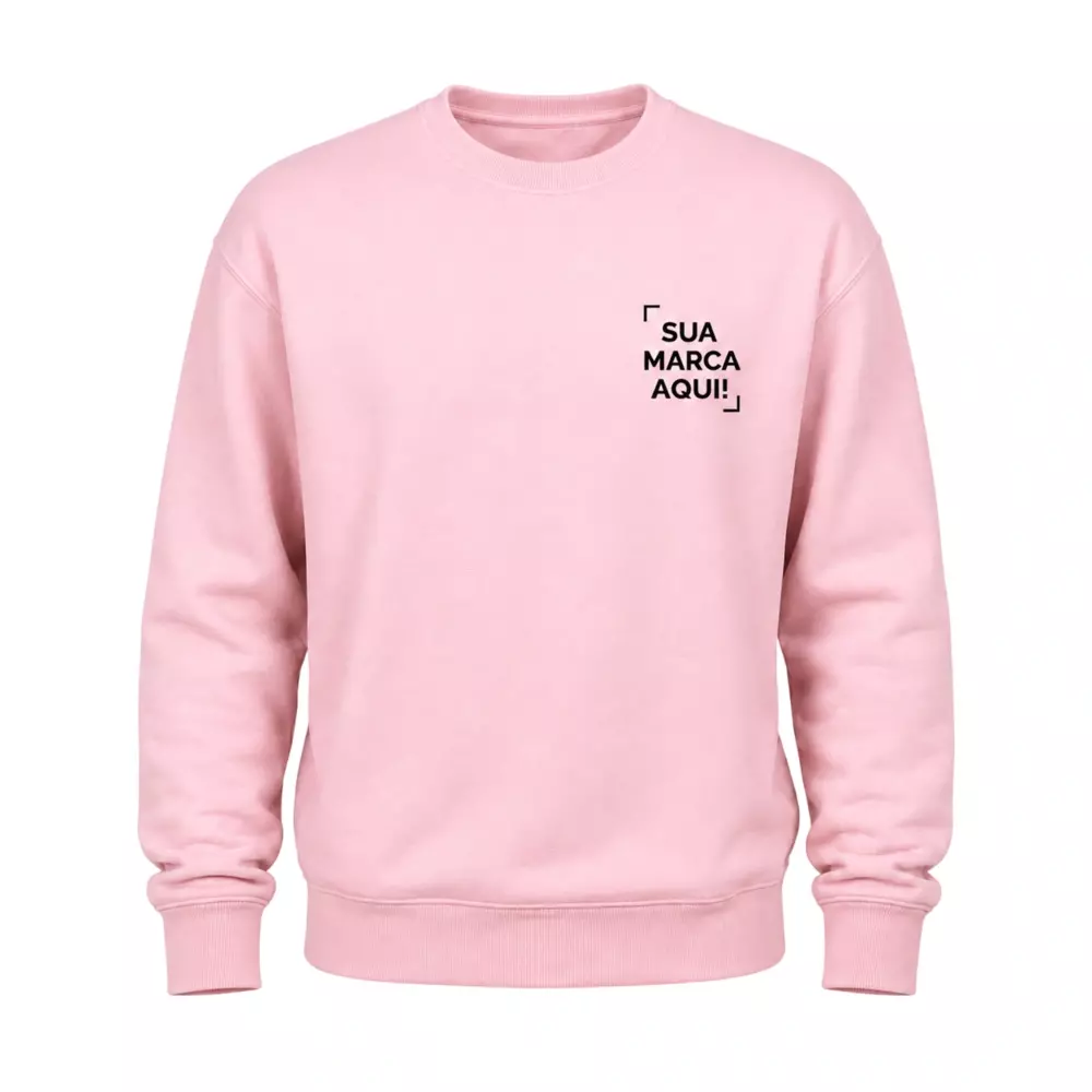 Blusa de Moletom sem Capuz Personalizada 