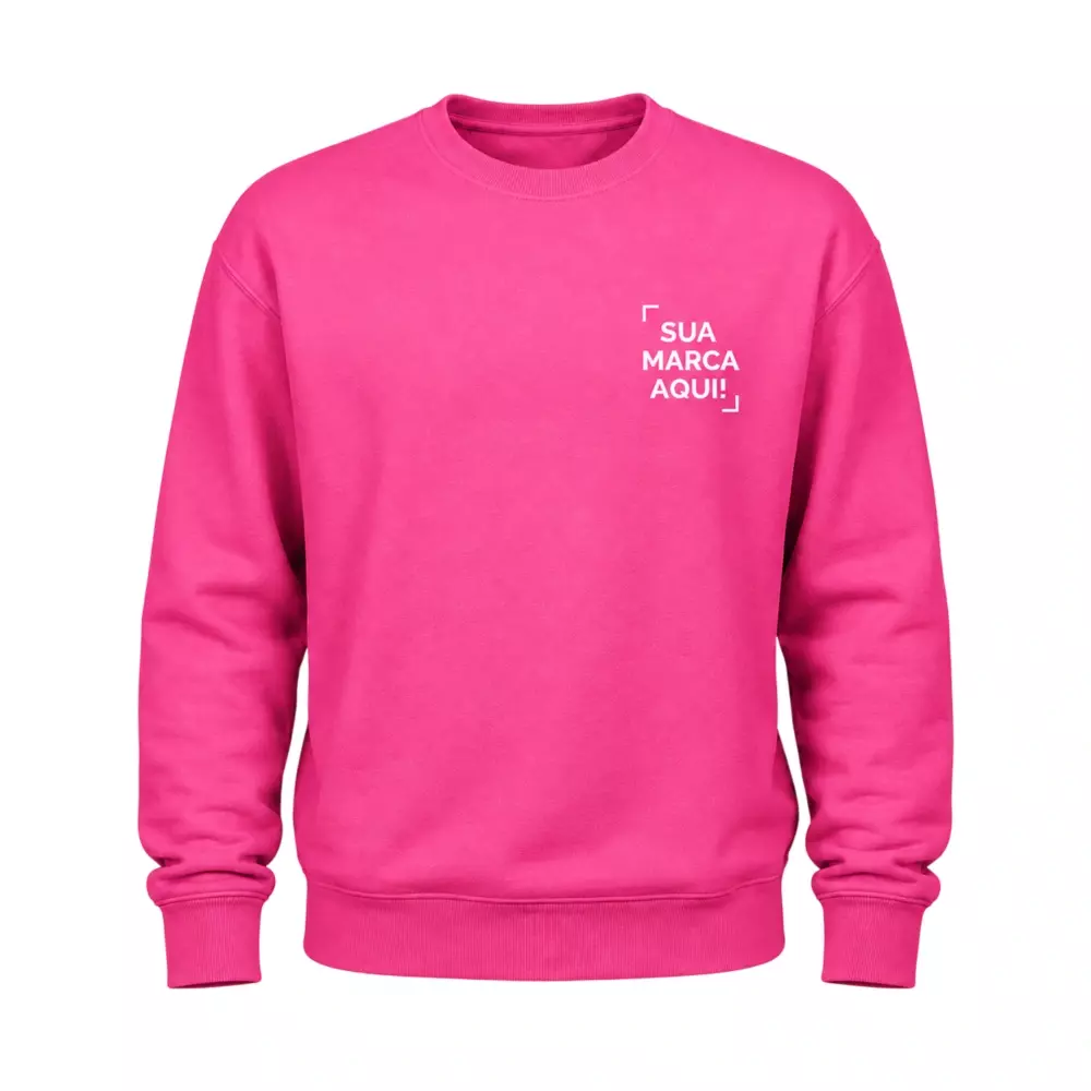 Blusa de Moletom sem Capuz Personalizada 