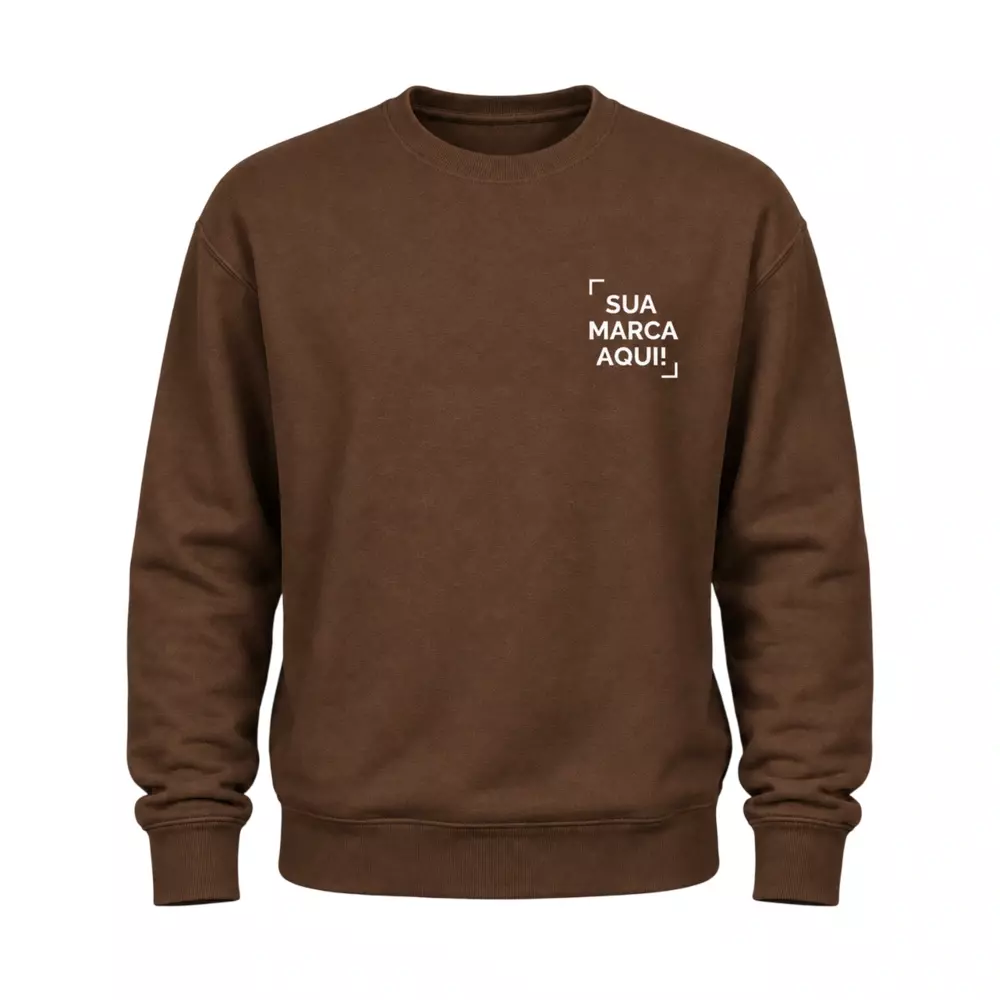 Blusa de Moletom sem Capuz Personalizada 