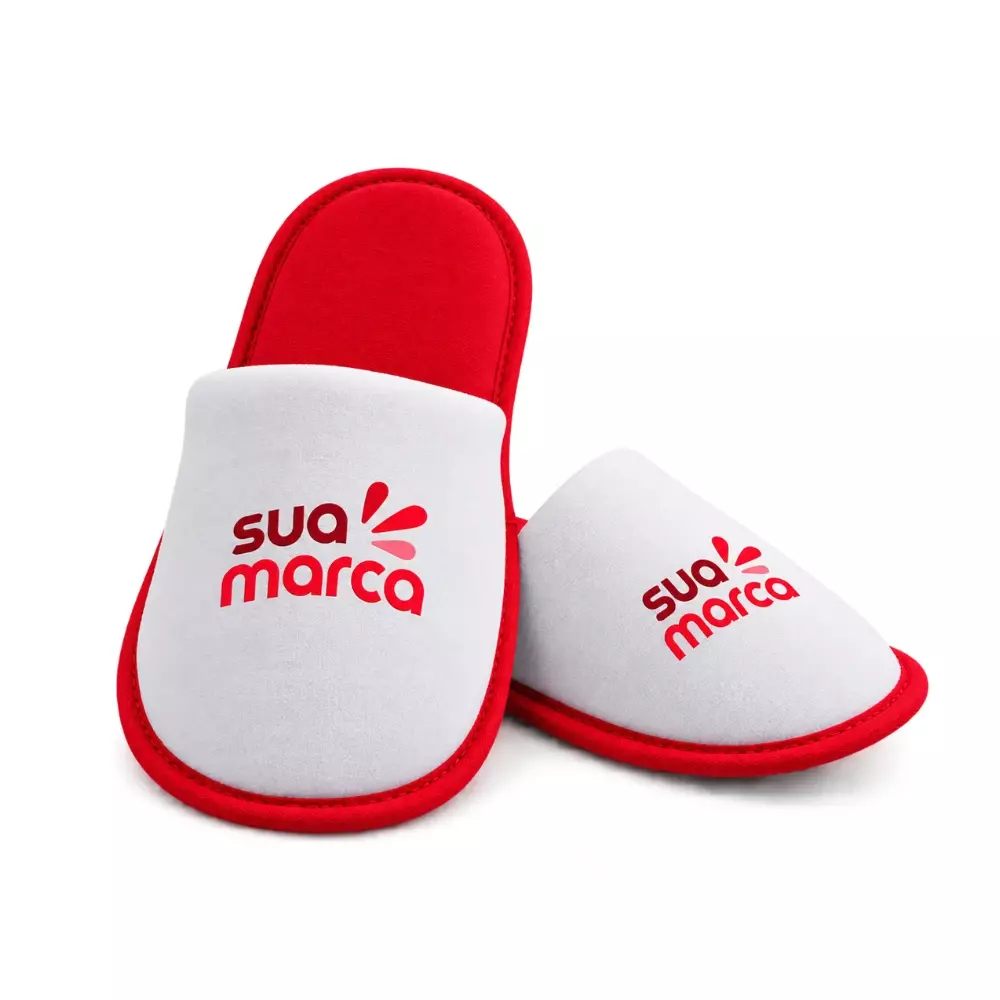 Pantufa Personalizada Vermelho
