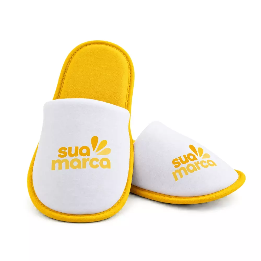 Pantufa Personalizada Amarelo