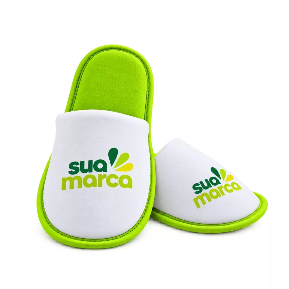 Pantufa Personalizada Verde Claro
