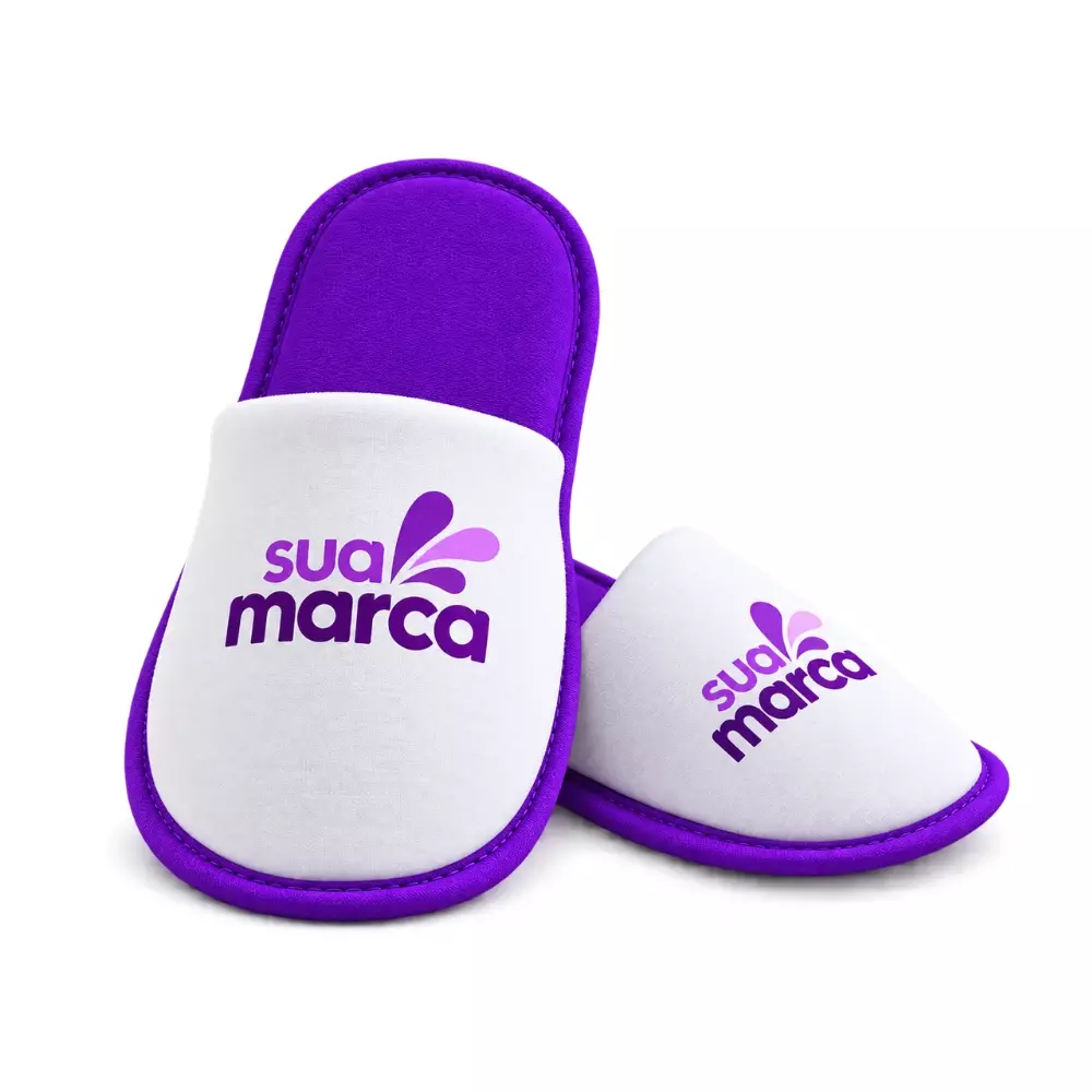Pantufa Personalizada Roxo