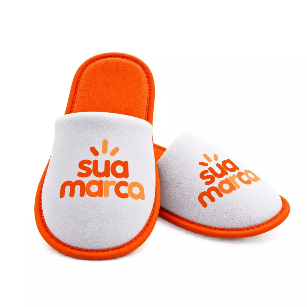 Pantufa Personalizada Laranja