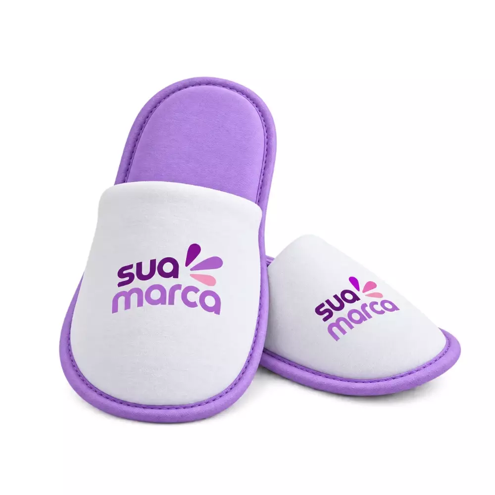 Pantufa Personalizada Lilás