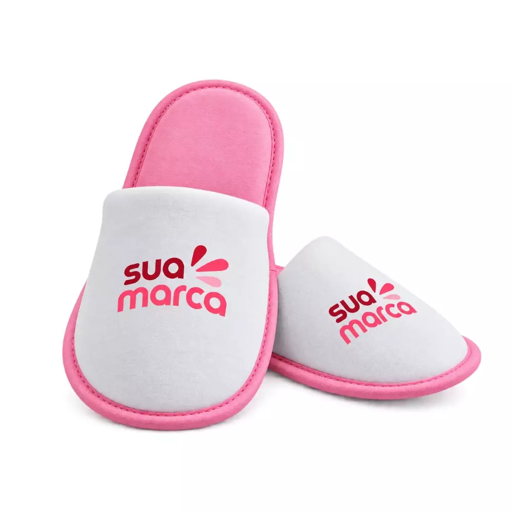 Pantufa Personalizada Rosa Claro
