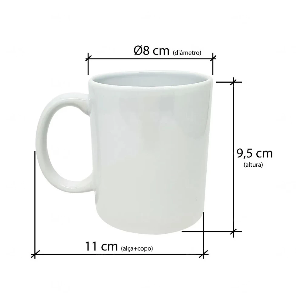 Caneca de Porcelana Personalizada - 325ml 