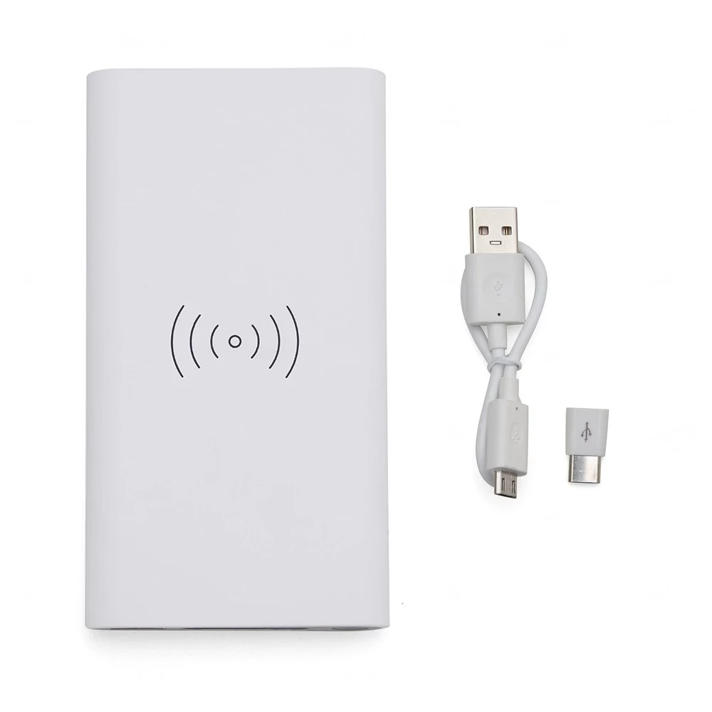 Power Bank de Indução Personalizada - 8.000 mAh 