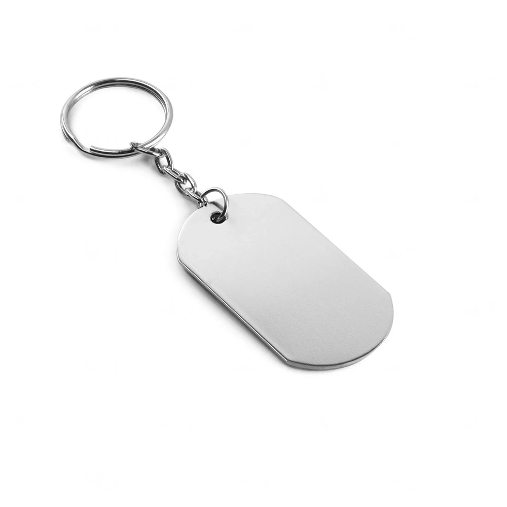 Chaveiro Dog Tag em Alumínio Personalizado 