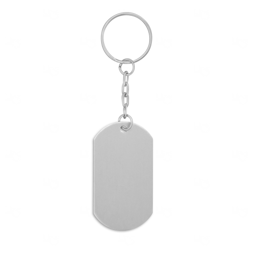 Chaveiro Dog Tag em Alumínio Personalizado 