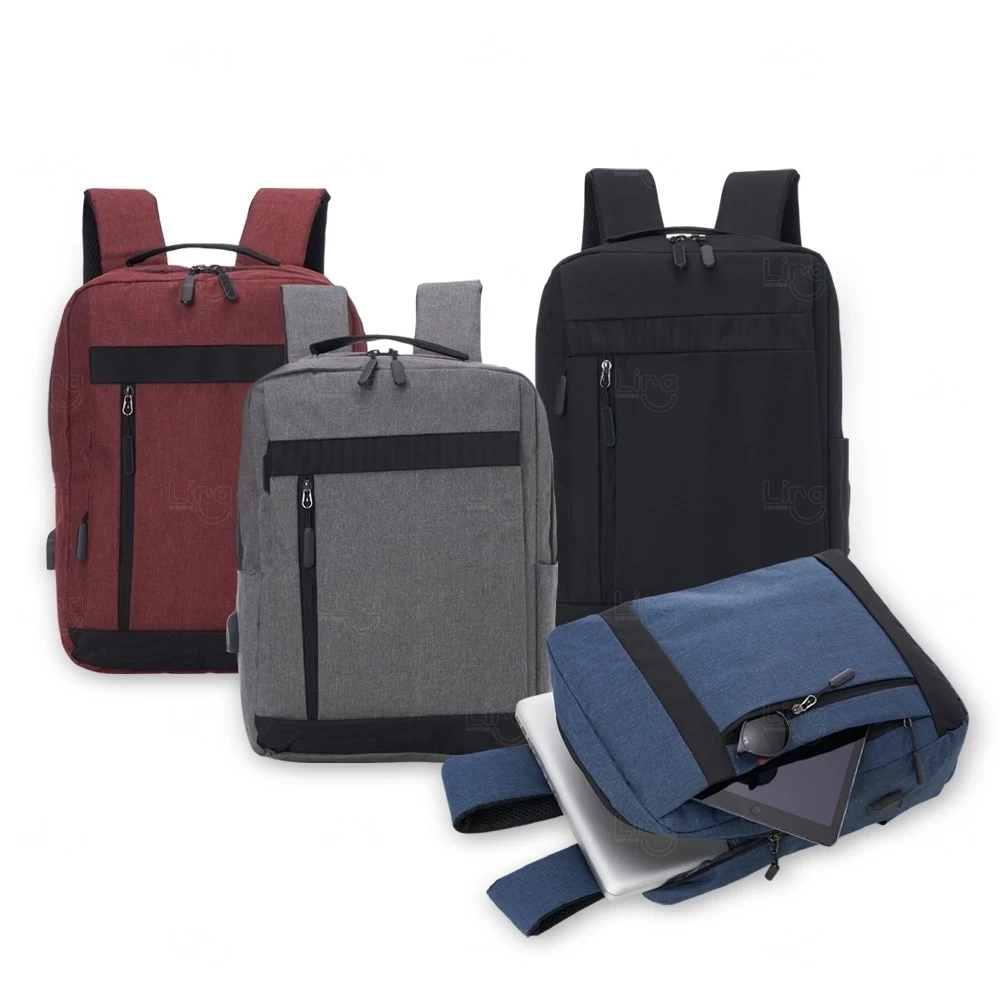 Mochila Nylon 21L para Notebook 15.6" Personalizada 