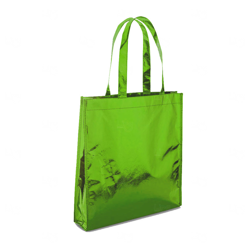 Sacola em TNT Laminado Personalizada - 35 x 34 cm 