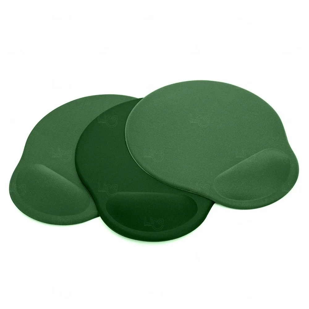 Mouse Pad  Ergonômico Neoprene  sublimado  100% Personalizado Verde