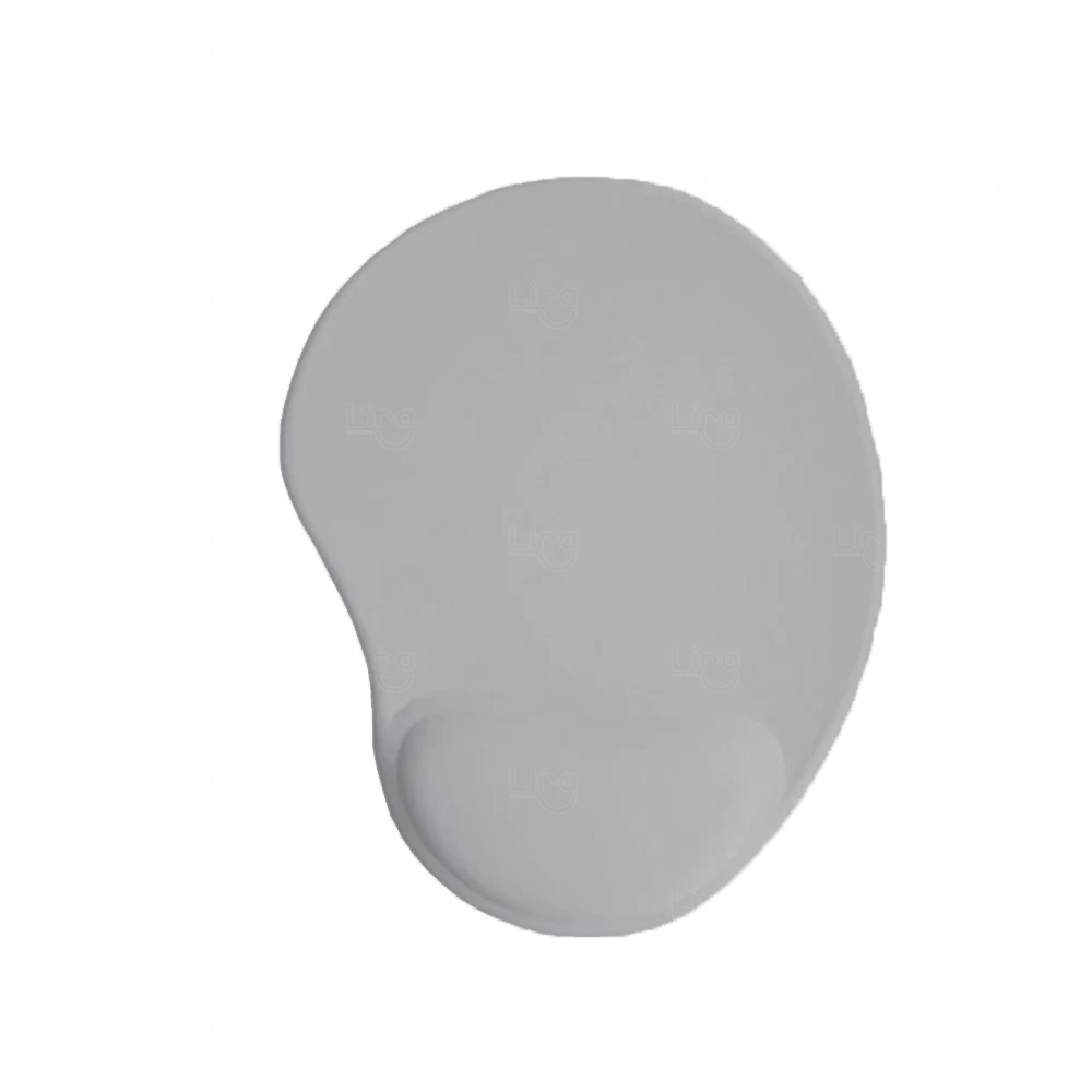 Mouse Pad  Ergonômico Neoprene  sublimado  100% Personalizado Cinza Claro
