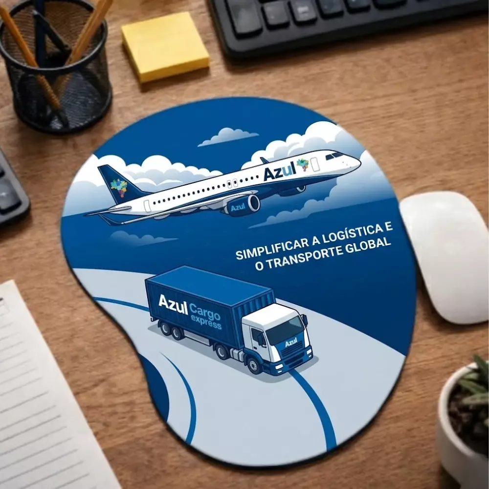 Mouse Pad Ergonômico Neoprene Sublimado 100% Personalizado 
