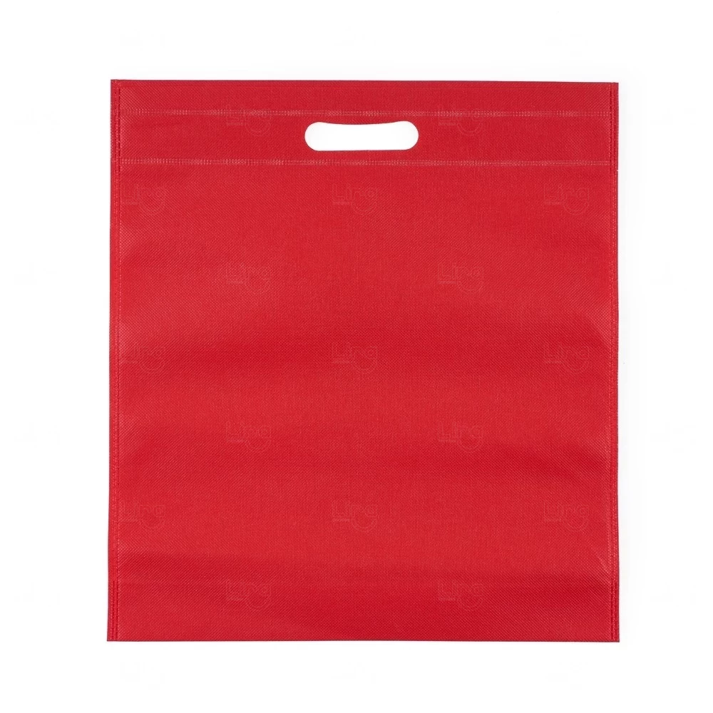 Sacola Personalizada TNT Sem Alça - 38,6 x 35,4 cm Vermelho