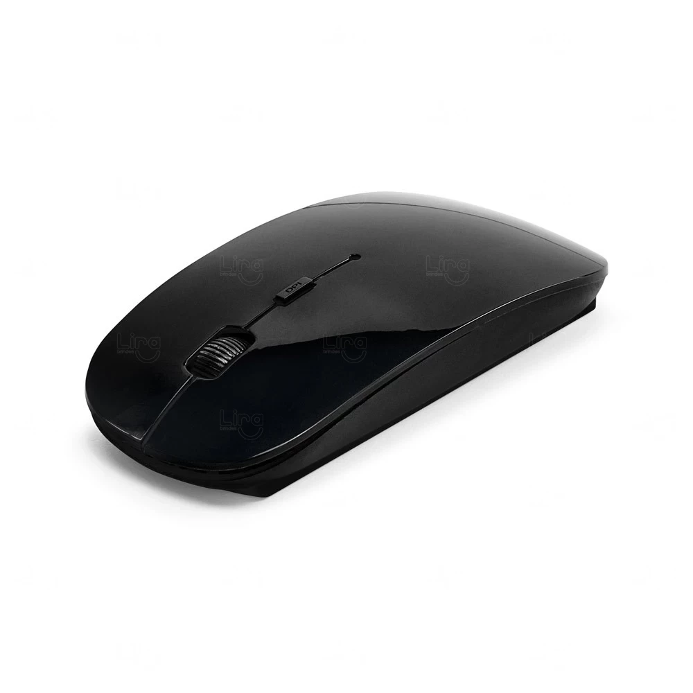 Mouse Personalizado Wireless Preto