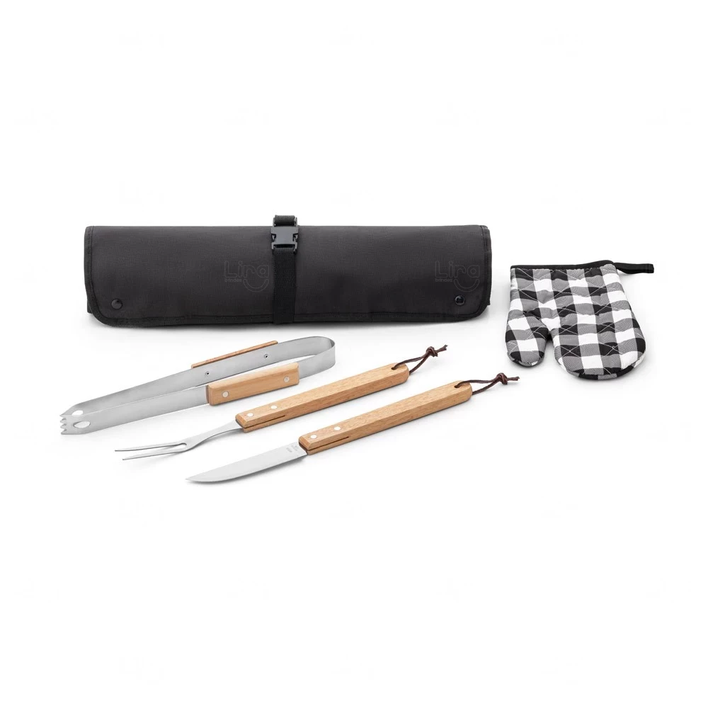 Kit Personalizado Para Churrasco - 4 Peças 