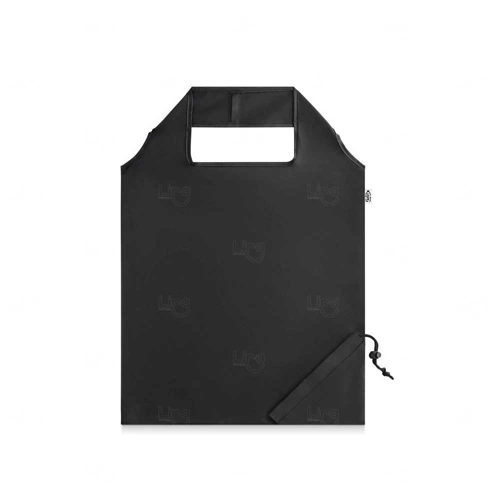 Sacola Dobrável em rPET Personalizada - 42 x 37 cm 