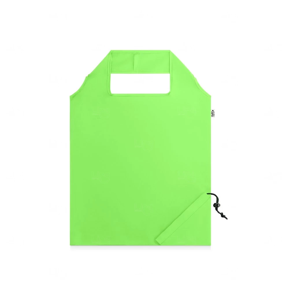 Sacola Dobrável em rPET Personalizada - 42 x 37 cm 