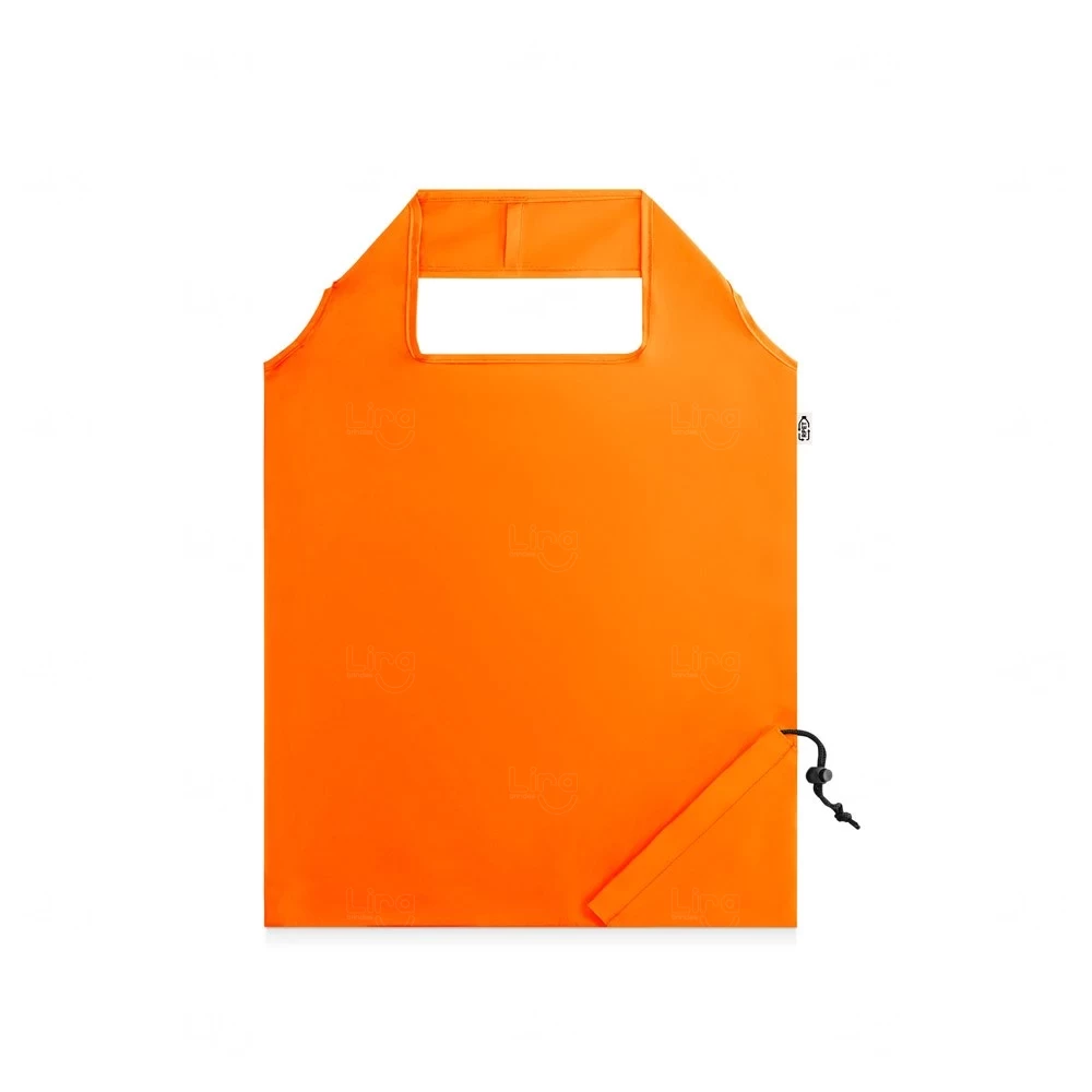 Sacola Dobrável em rPET Personalizada - 42 x 37 cm 