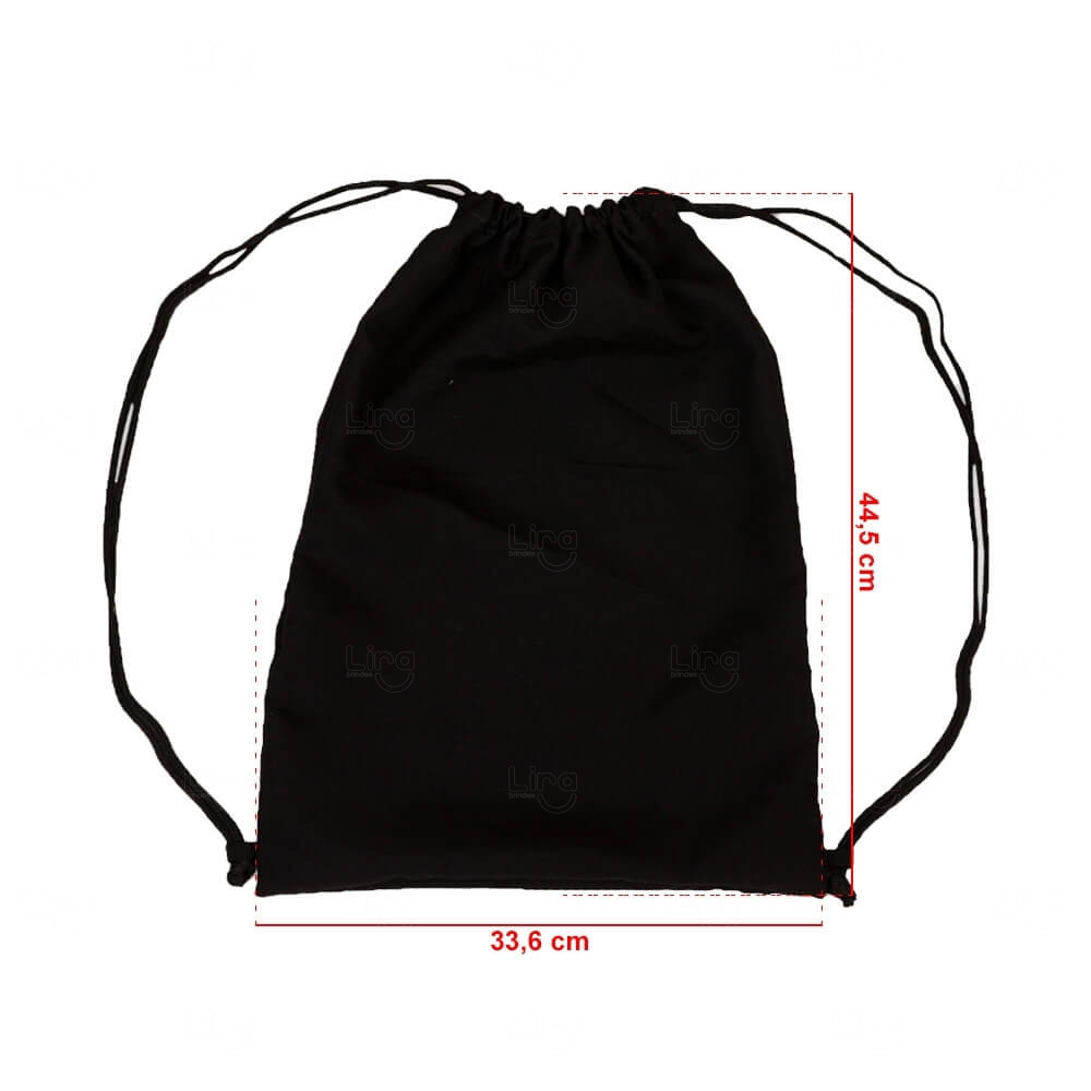 Mochila Saco Personalizada - 44,5 x 33,6 cm 