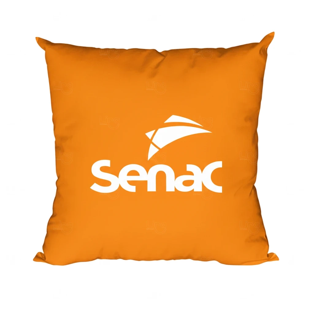 Almofada 30x30cm Personalizada Laranja