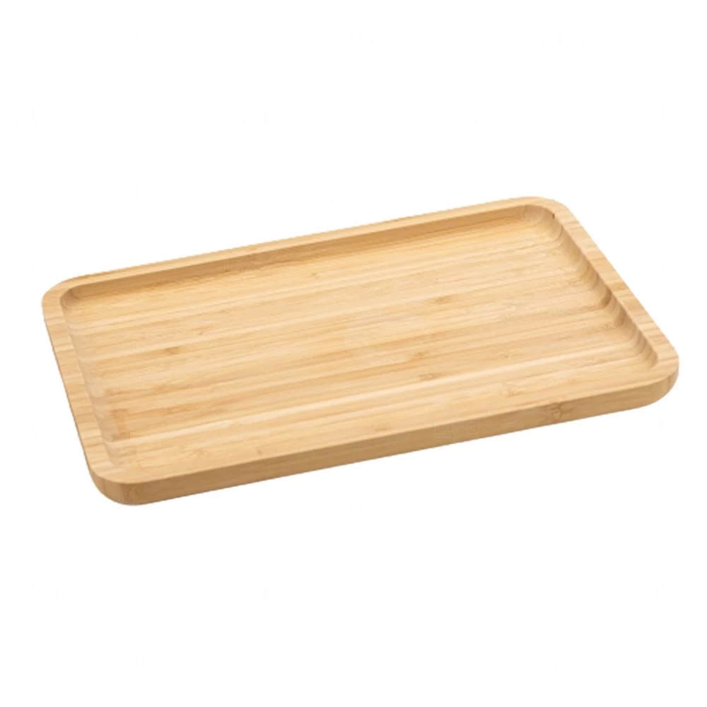 Petisqueira de Bambu Retangular 30 x 20 cm Personalizada 