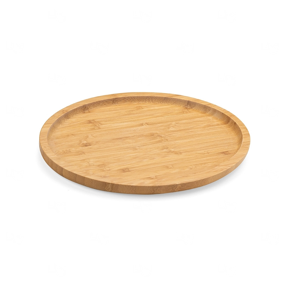 Petisqueira de Bambu Oval 28,5x20,5cm Personalizada 