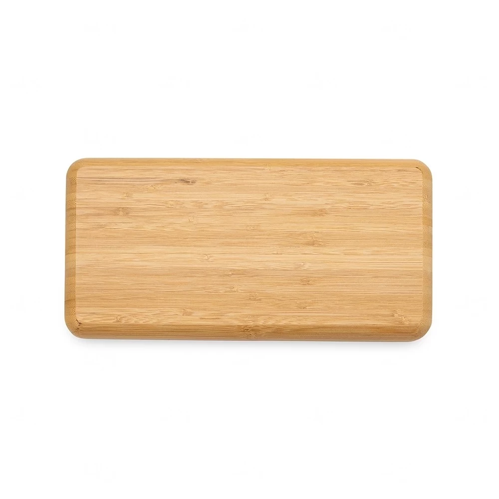 Petisqueira de Bambu Retangular Personalizada 