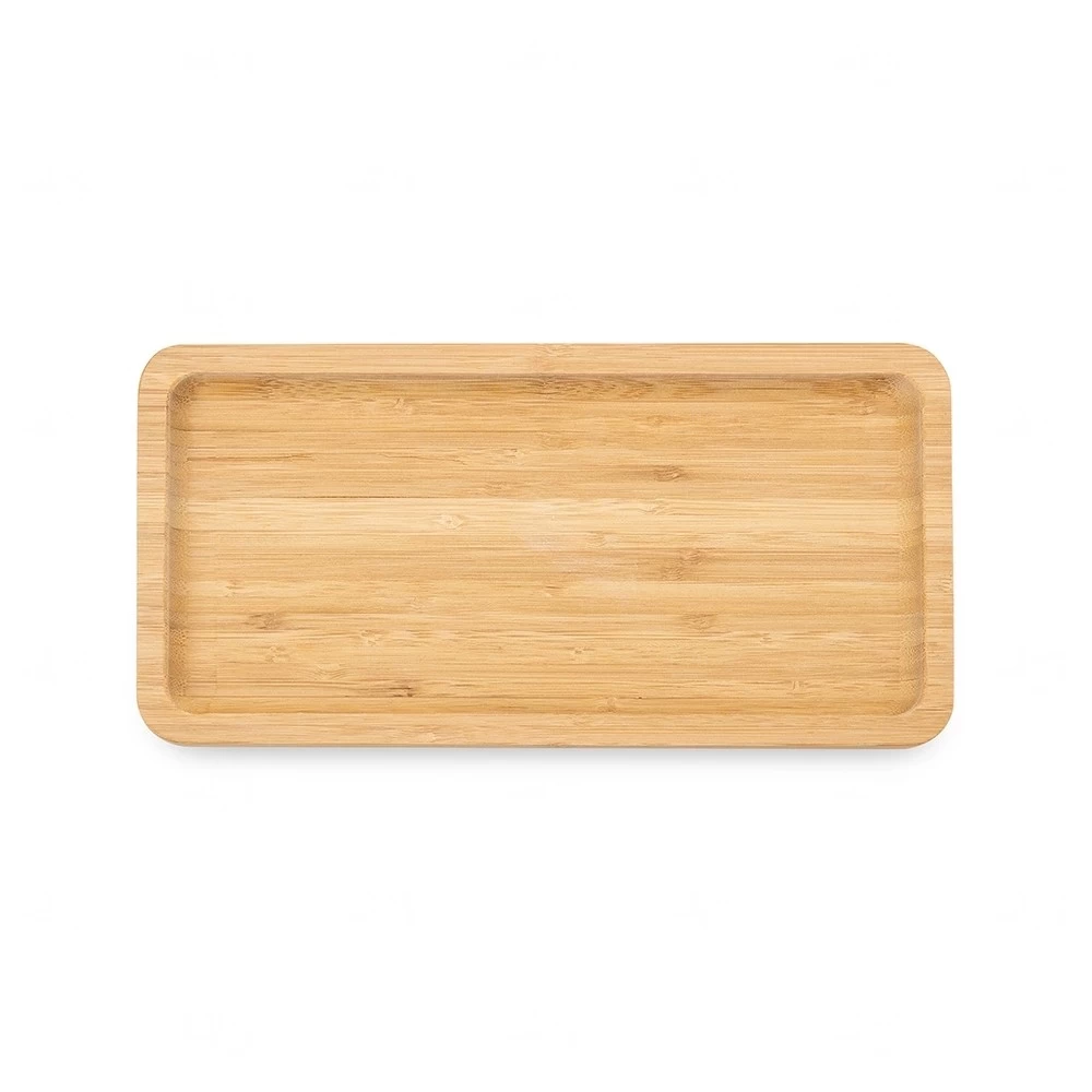 Petisqueira de Bambu Retangular Personalizada 