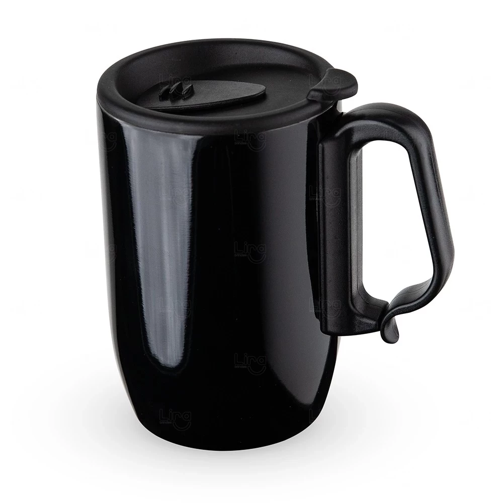 Caneca Inox Parede Dupla Personalizada - 350ml 