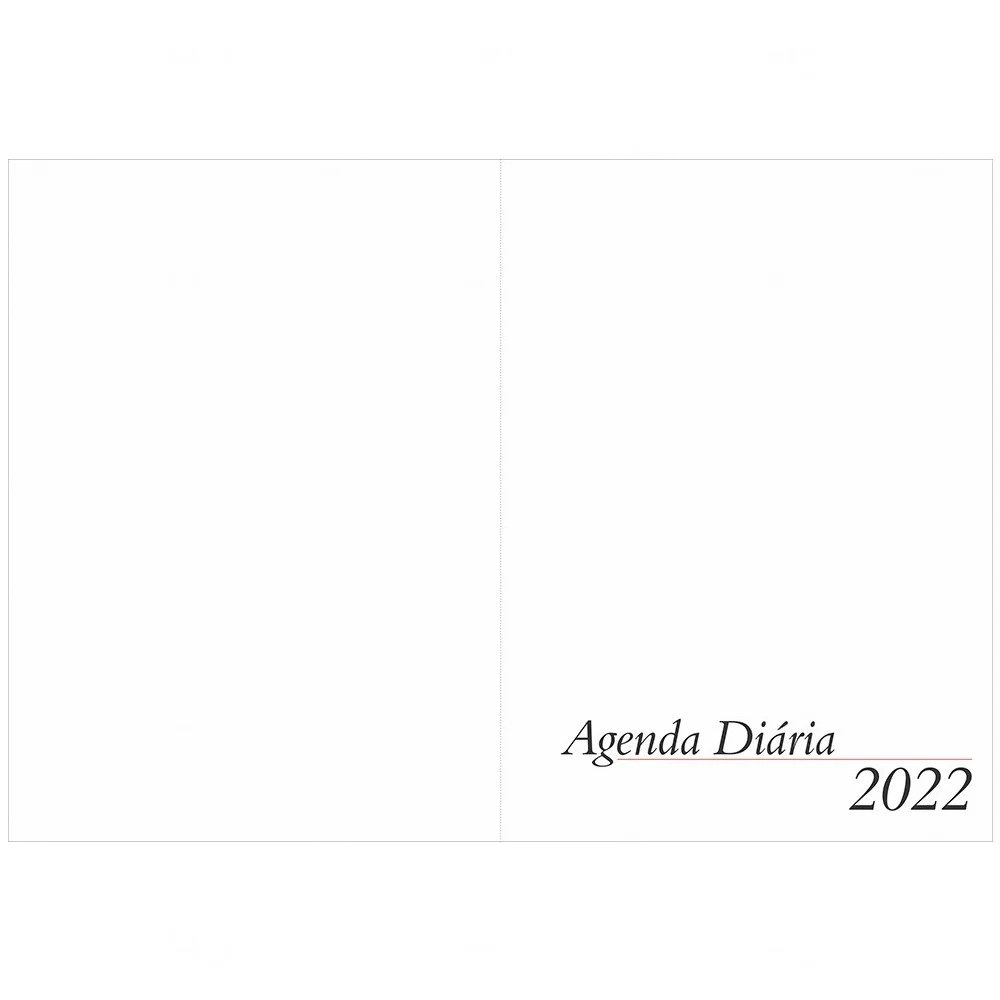 Agenda Personalizada Croco Reta Preta - 20 x 14,5 cm 
