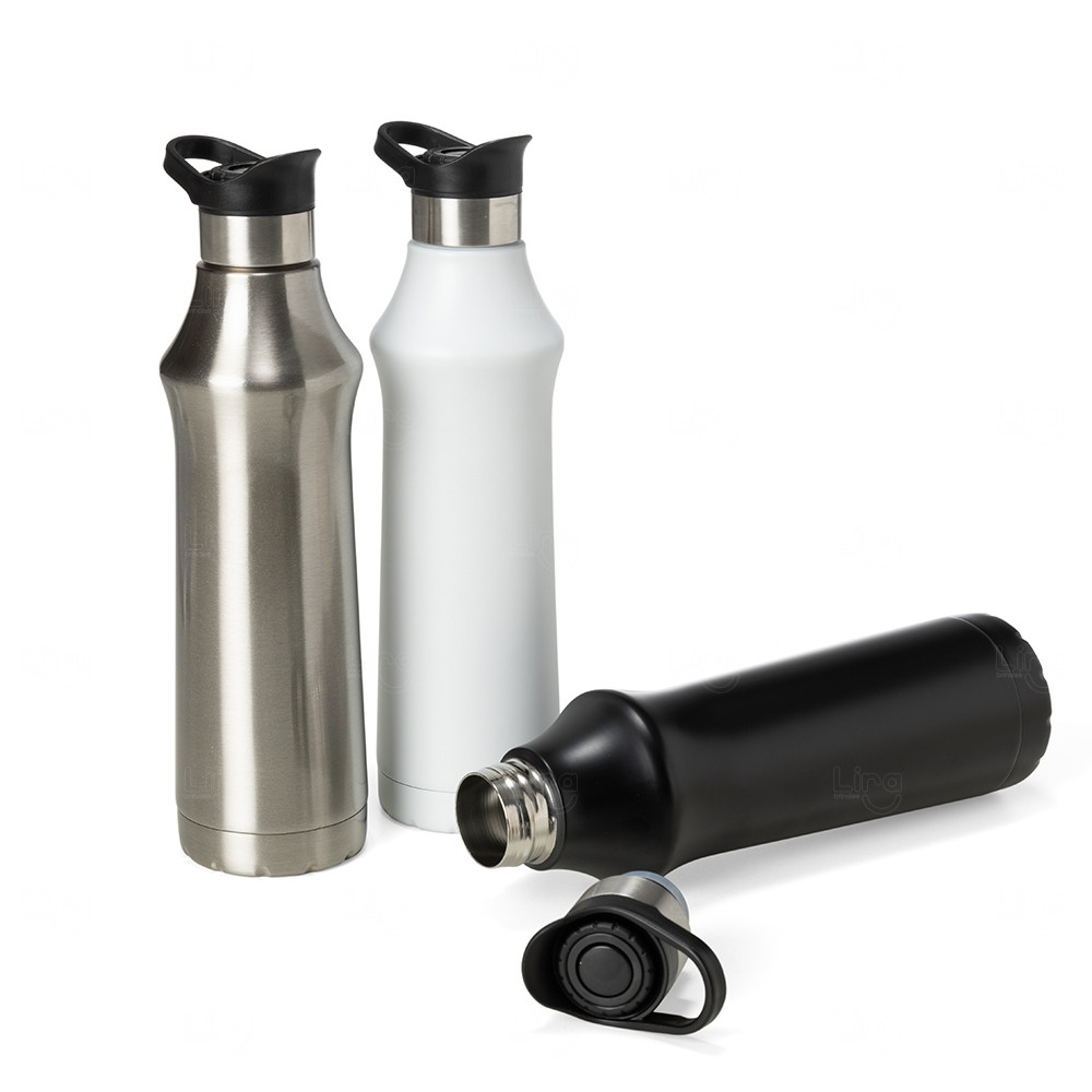 Garrafa Térmica Com Tampa Plástica Personalizada - 500ml 