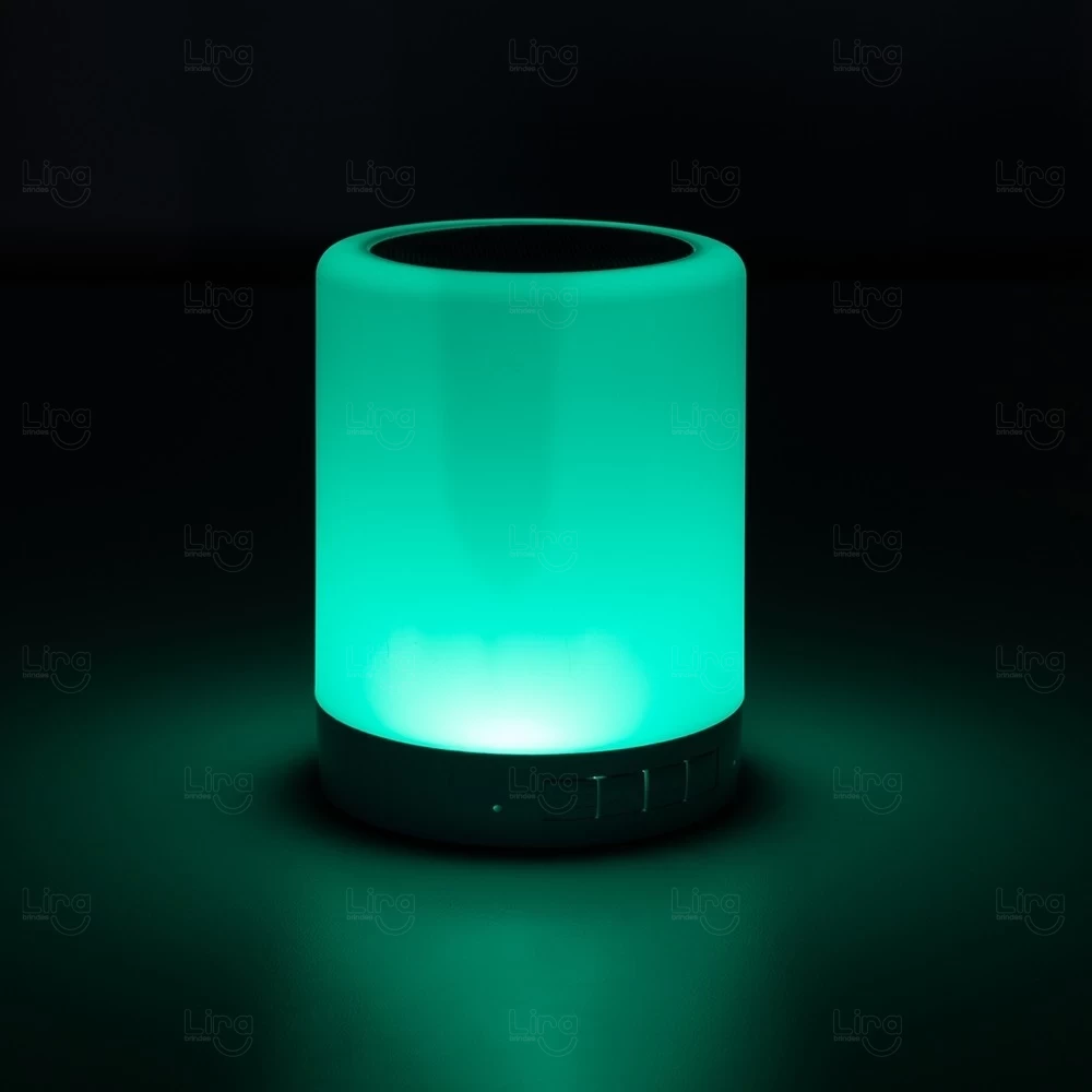 Caixa de Som Personalizada com Luminária 