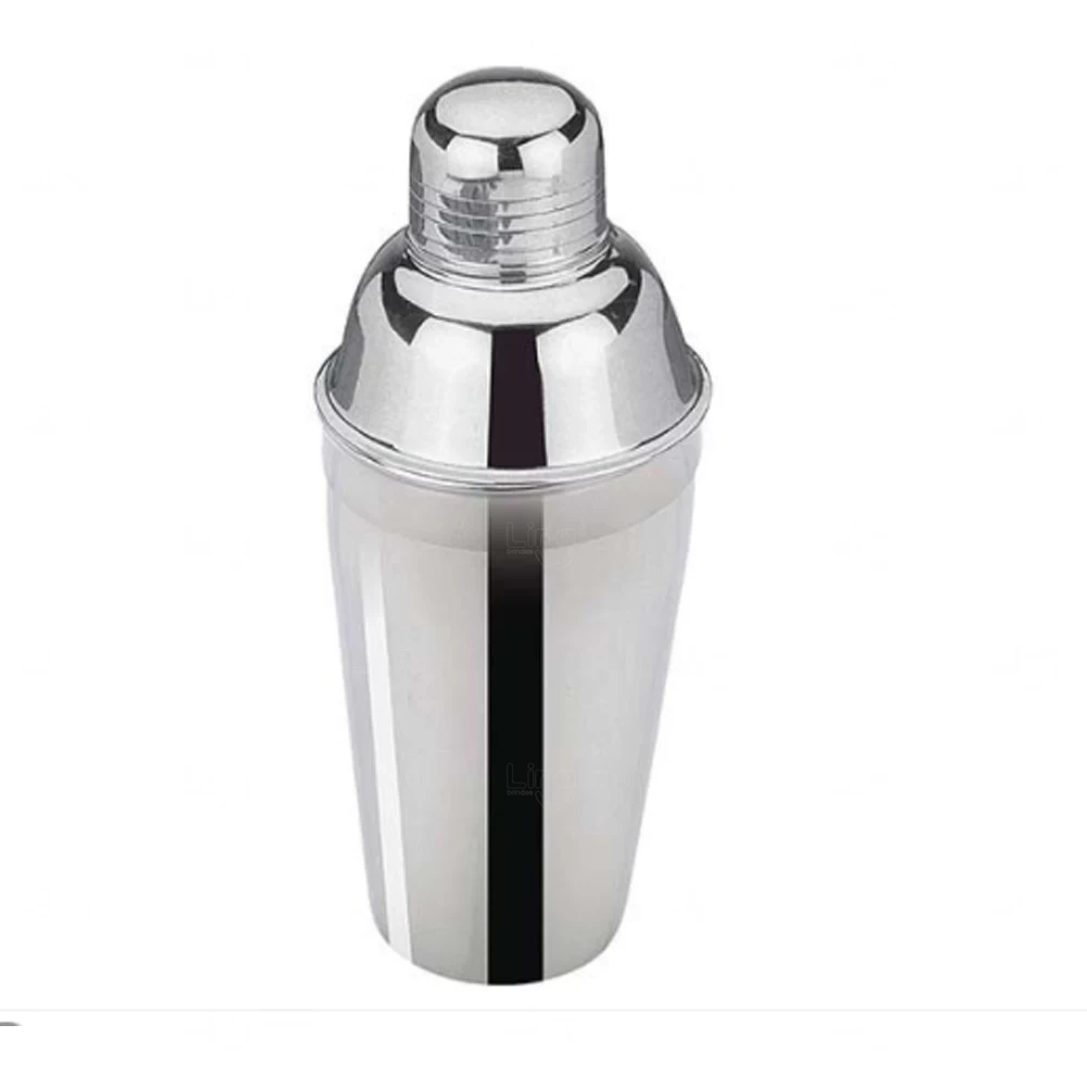 Coqueteleira Tradicional Inox Personalizada - 500ml 