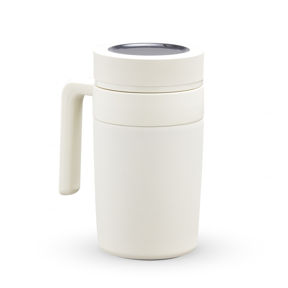 Caneca Térmica 500ml com Display LED Personalizada Branco