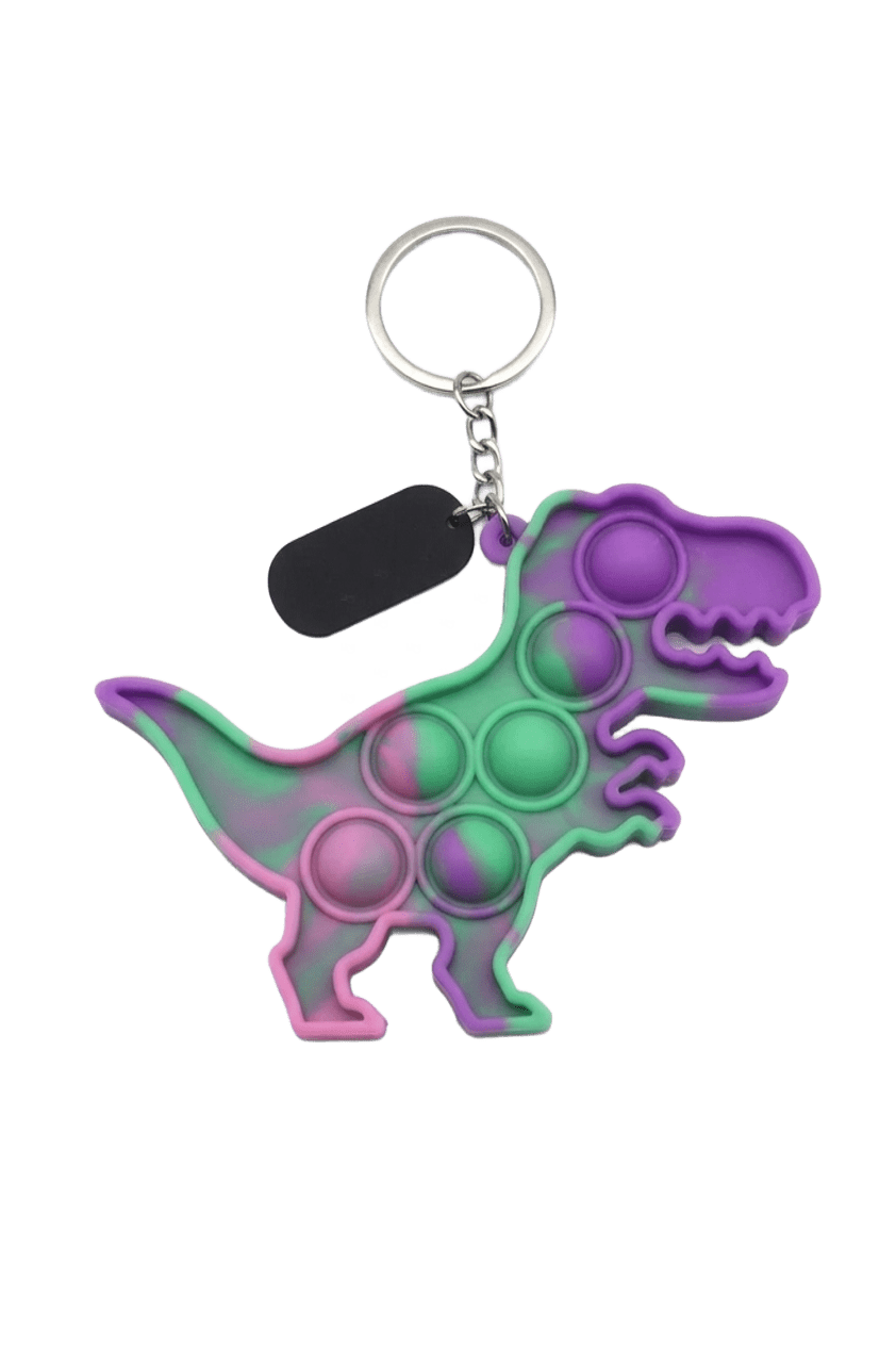 Chaveiro Personalizado Anti Stress Pop It Fidget Roxo