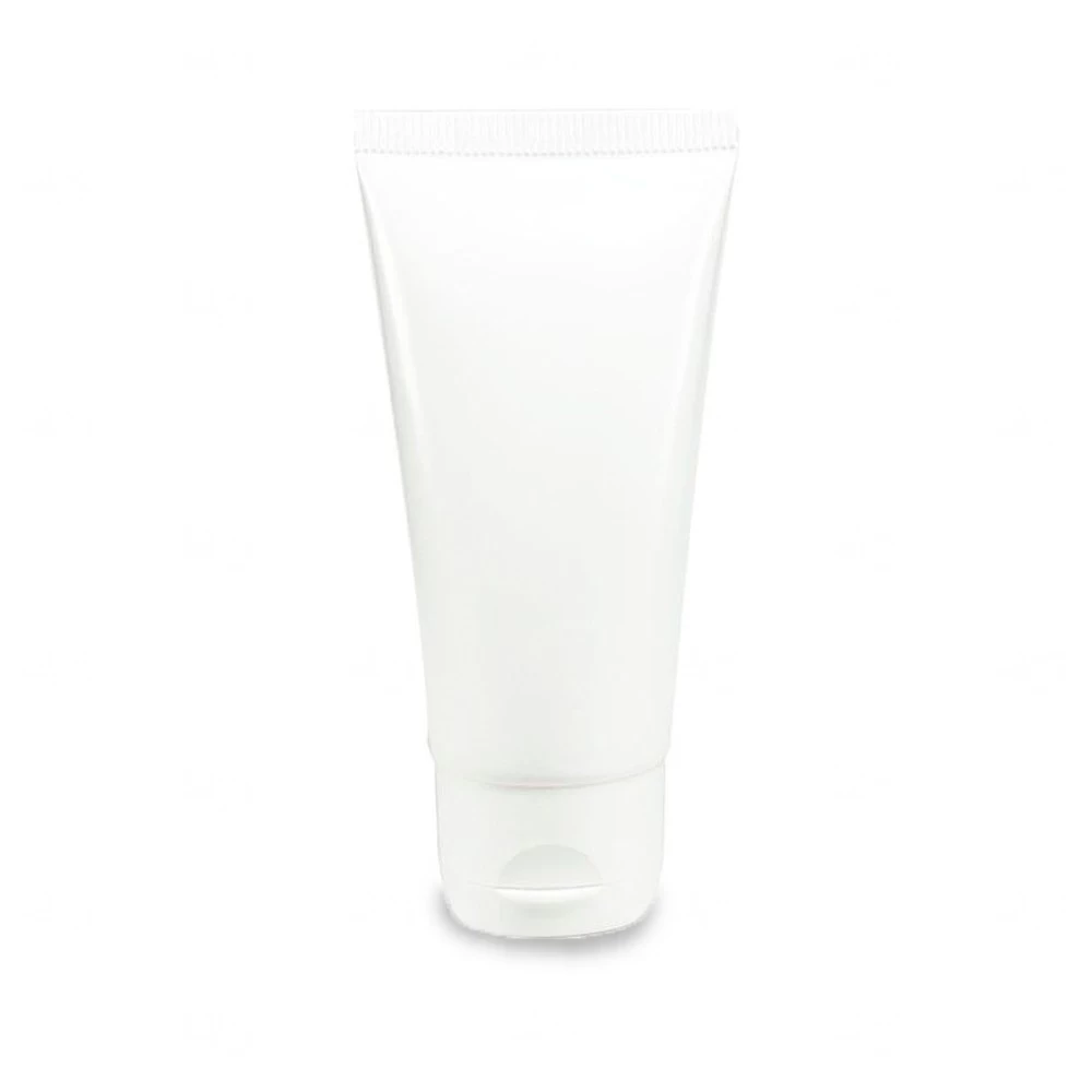 Bisnaga Personalizada Plástica Branco C/  Tampa Flip - 60ml 