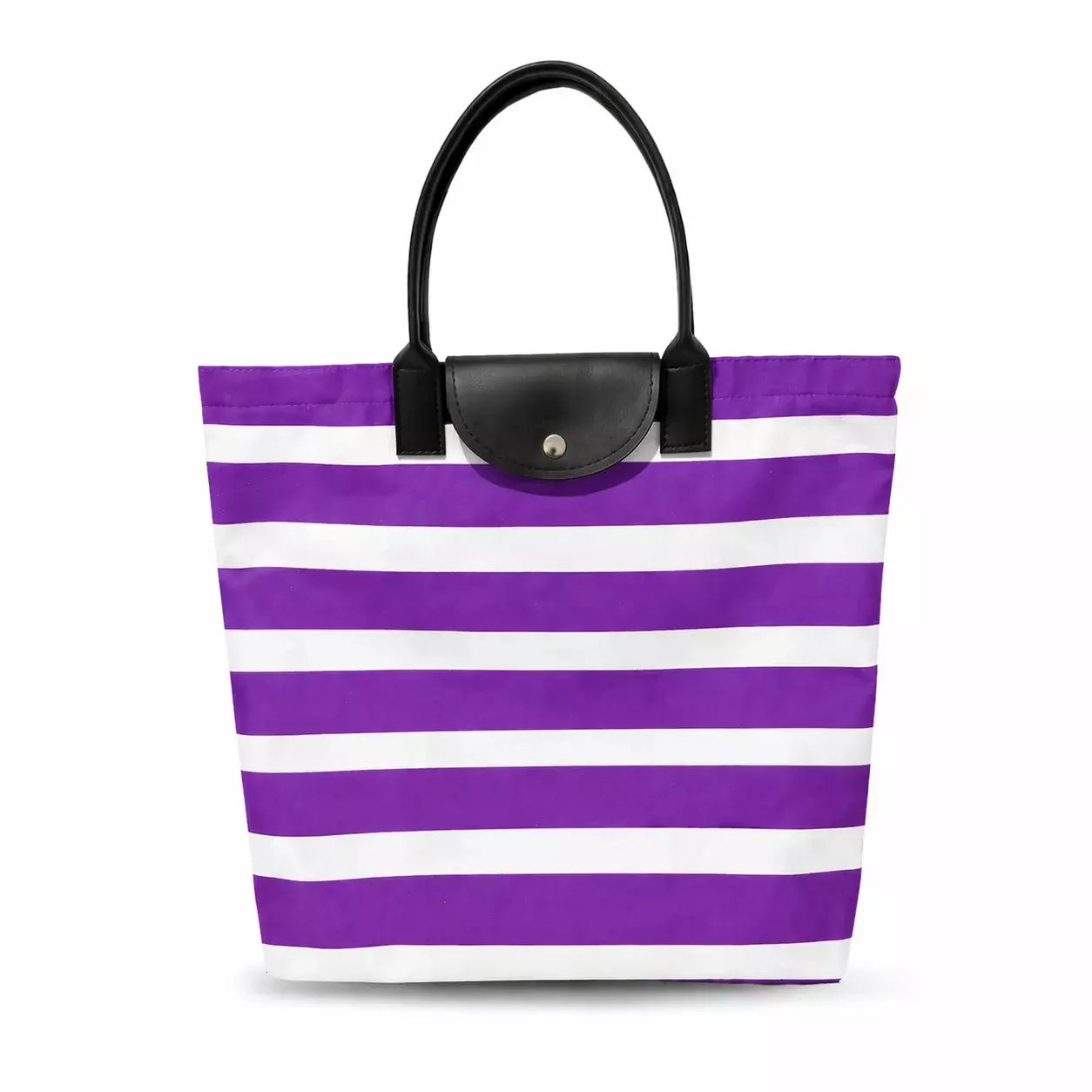 Sacola Listrada em Nylon Personalizada - 45 x 40 cm 
