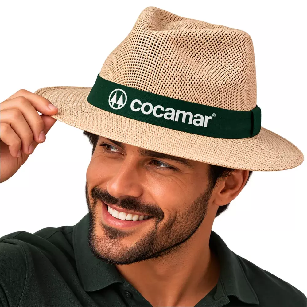 Chapéu de Juta Personalizado Verde