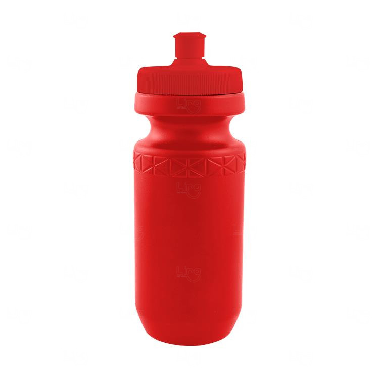 Squeeze Plástico 620ml Personalizado Vermelho