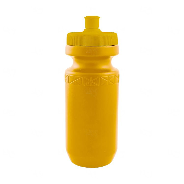 Squeeze Plástico 620ml Personalizado Amarelo