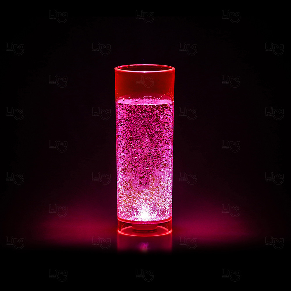 Copo de Acrílico com Led Personalizado - 300ml 