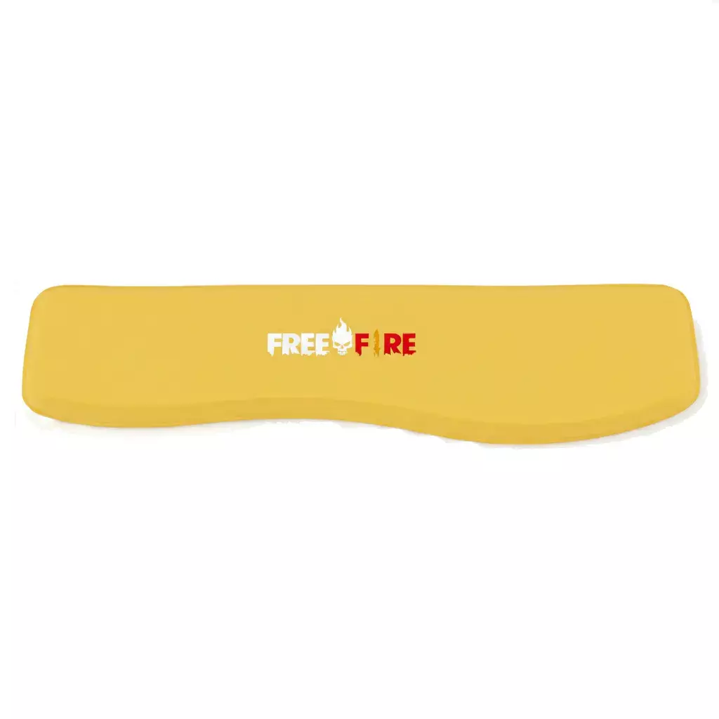 Apoio de Pulso para Teclado Personalizado Amarelo